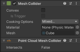 PointCloudMeshCollider